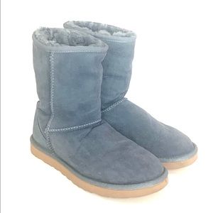 UGG Classic Short Boots Dolphin Blue